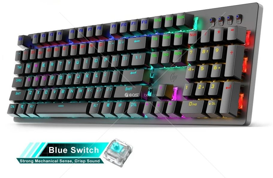 HP GK100F RGB Mekanik Oyuncu Klavyesi
