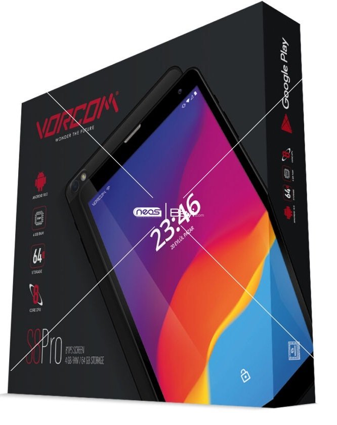 Vorcom S8Pro 8'' IPS Screen 4GB RAM/64GB STORAGE
